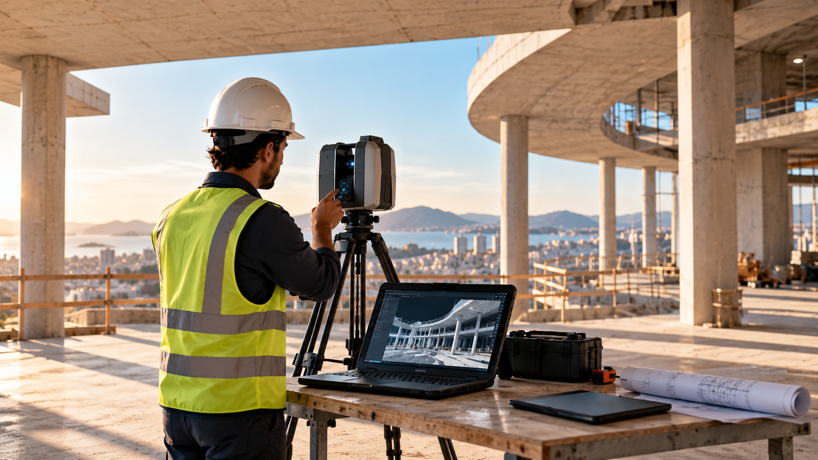 Topografia e escaneamento 3D